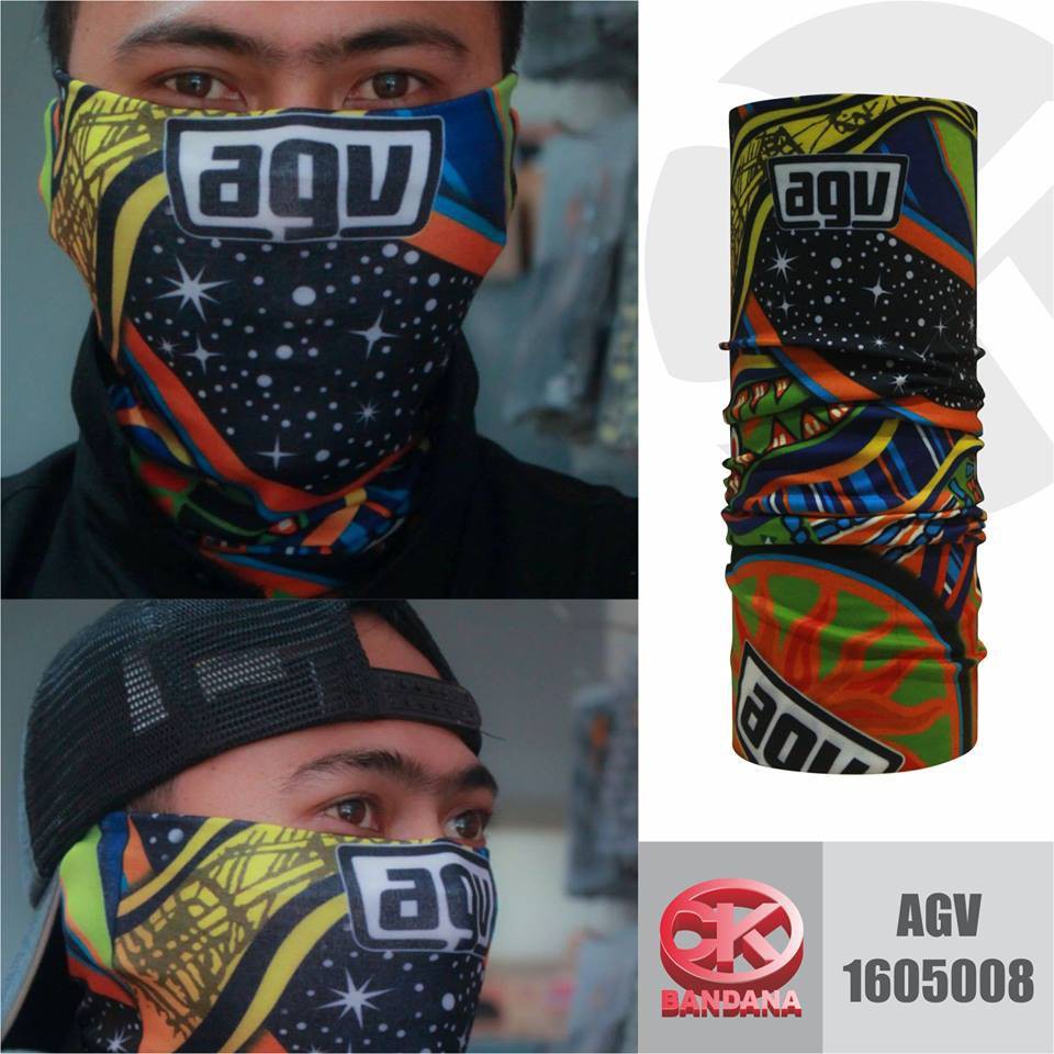 CK Bandana ORIGINAL masker motor motif rider motorcycle AG