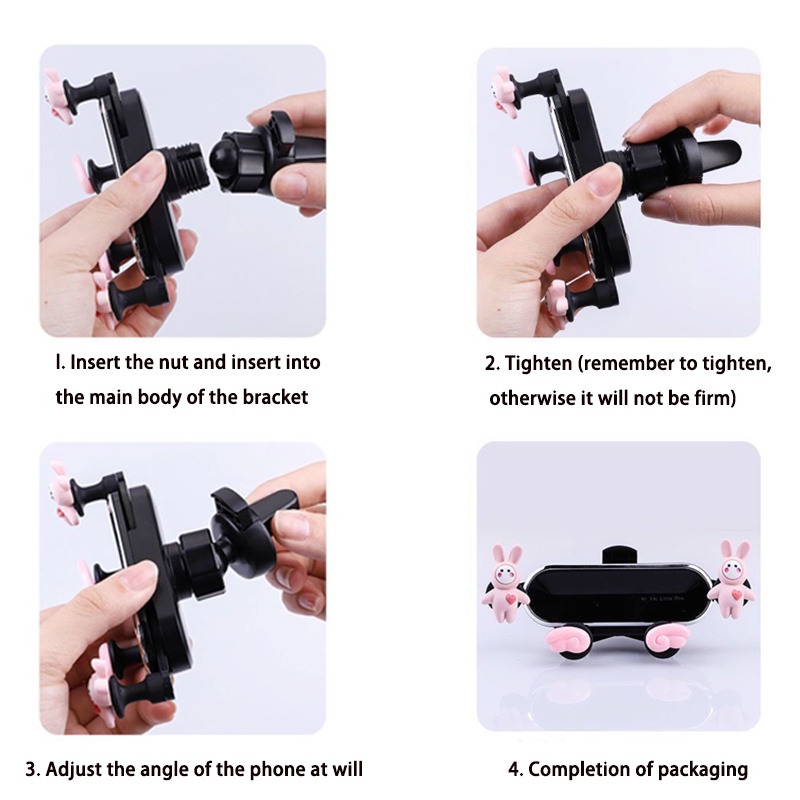 Car universal mobile phone holder car Rak Penyimpanan Stopkontak Udara Ganda Serbaguna horizontal Dan Vertikal Dalam Mobil Gesper Tetap multi-Fungsional base Handphone Auto accesso