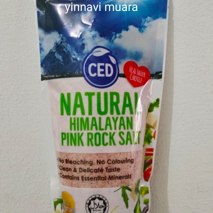 

Siap Kirim Ced Natural Himalayan Pink Rock Salt/Garam Himalaya