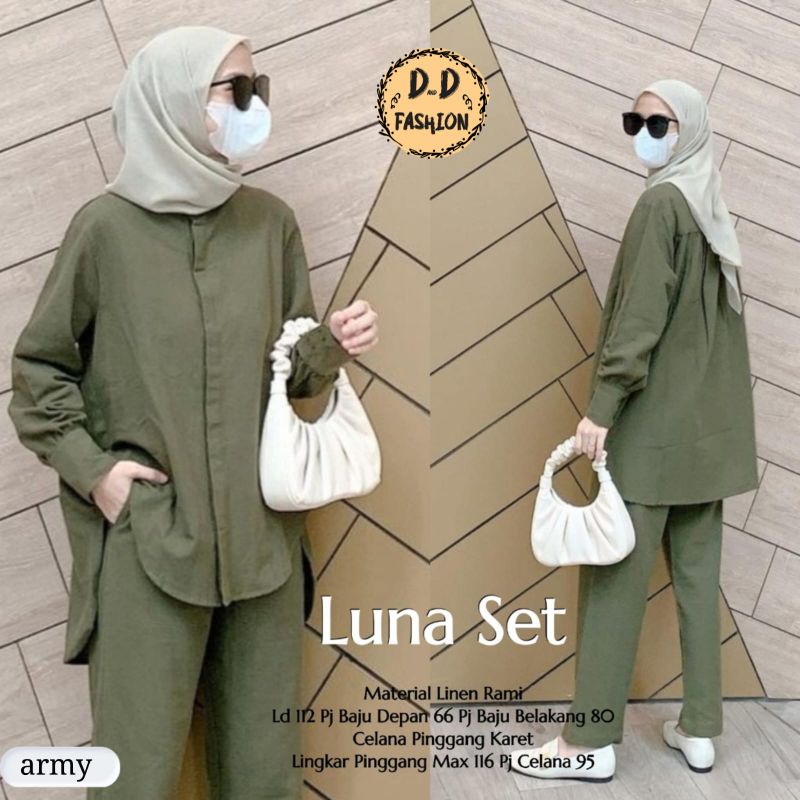 LUNA/DELISHA SET SET BAJU WANITA TERBARU