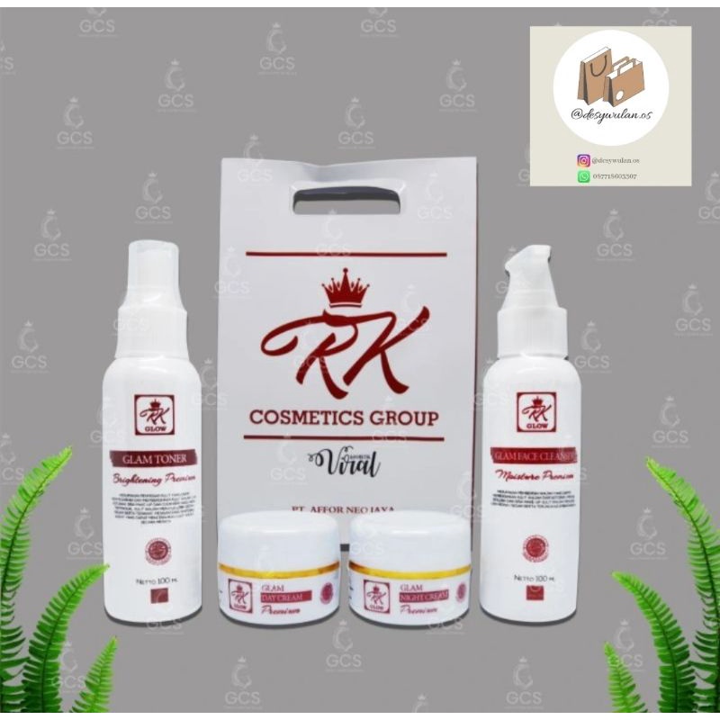 PAKET RK GLOW PREMIUM DAN ACNE BPOM ORI 100%