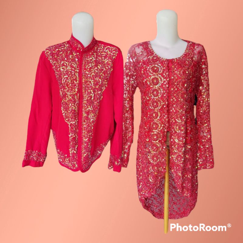 preloved kebaya / kebaya merah / set kebaya / kebaya / preloved / beskap