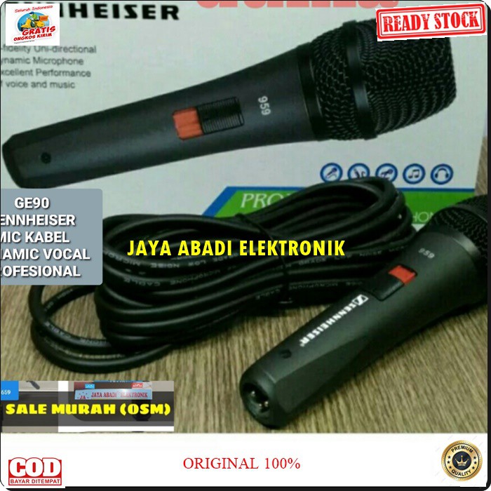 G90 SENHEISER MIK BESI METAL KABEL MIKROPHONE KARAOKE DYNAMIC PROFESIONAL PRO KABEL GOLDEN LEGENDARY GOLD SONG MUSIK SENHEIZER AUDIO SOUND  SYSTEM PENGERAS SUARA LEGENDARIS BISA SEGALA JENIS AUDIO SOUND TANPA PAKAI BATERAI TINGGAL COLOK SAJA LANGSUNG NYAL