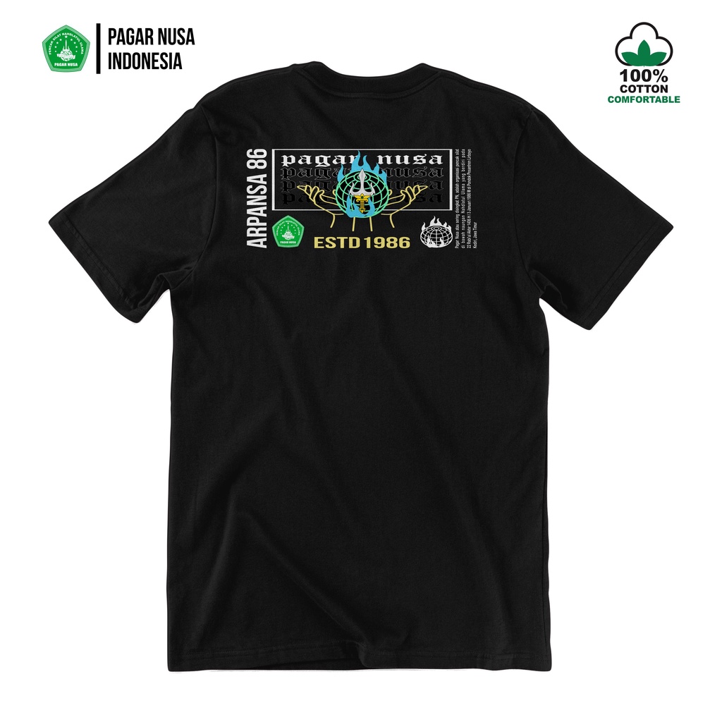 Kaos Pagar Nusa 1986 Gasmi Arpansa LIGAS PSNU Kode ARPANSA 86
