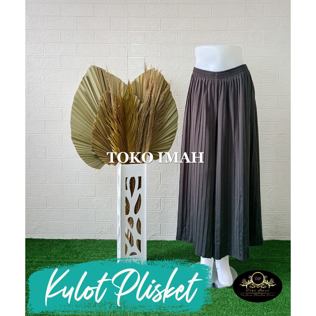 KULOT PLISKET WANITA HYGET PREMIUM REMPEL RAPIH PLISKET MAX 75 KG BISA COD