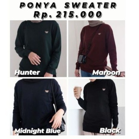 Ponya sweater by  hijab nueta