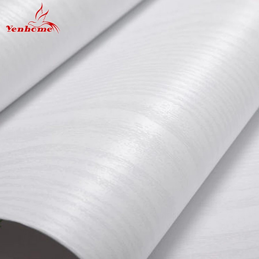 Mewah Produk Import Kayu Vinyl Diri Perekat Wallpaper Tahan Air Furnitur Lama Lemari Dapur Kayu