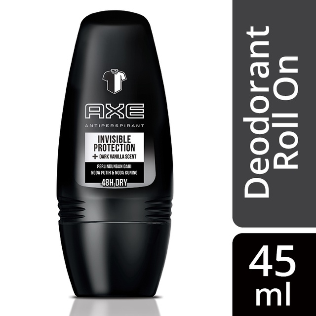 Axe Deodorant Roll On Invisible Protection Anti Bakteri 45 ml
