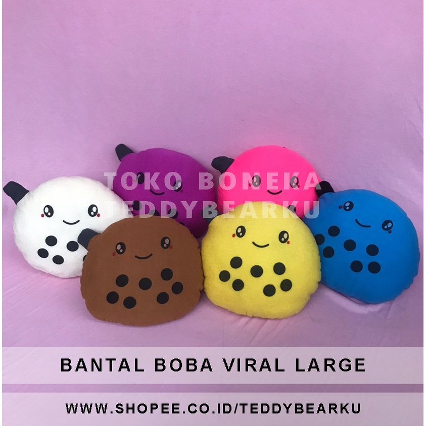 TERMURAH! BONEKA BANTAL BOBA LARGE LUCU PRODUSEN LANGSUNG