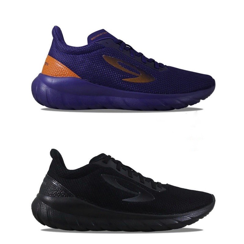 SEPATU RUNNING 910 YASHA BIRU DONGKER/JINGGA BLACK/HITAM ORIGINAL 100%