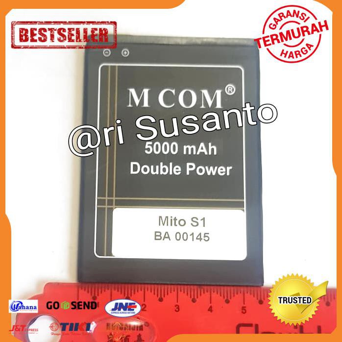 ACC HP BATERAI MCOM MITO S1 BA-00145 DOUBLE POWER 5000MAH