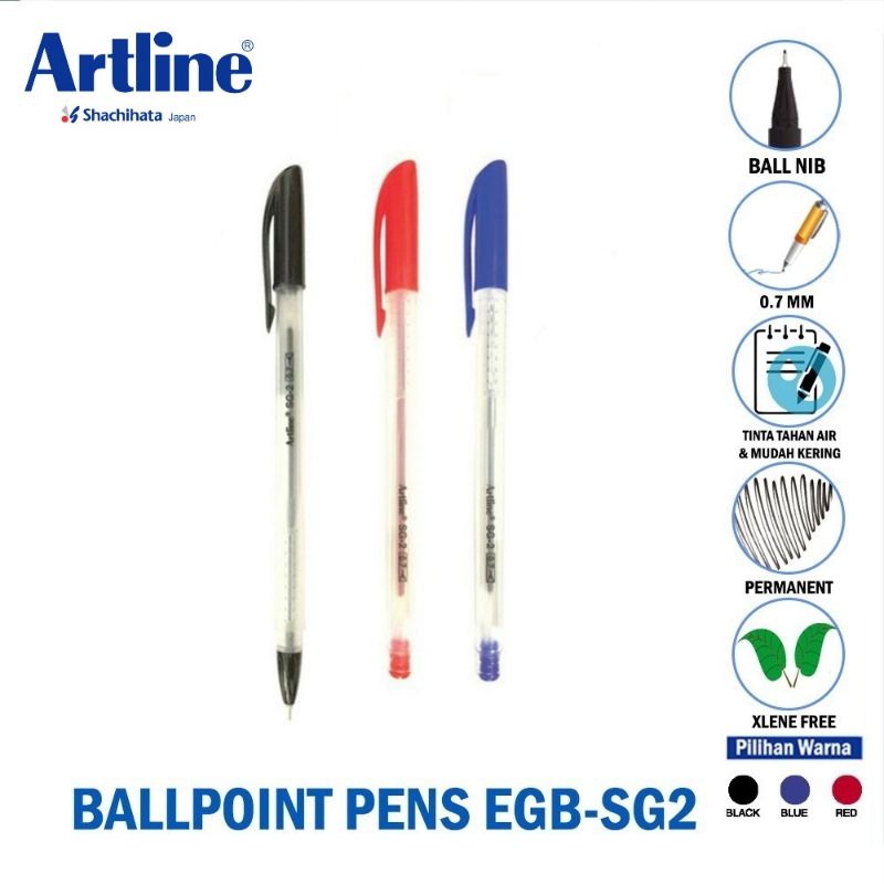 

Ballpoint Ballpen Pena Pulpen ARTLINE SG-2 0.7mm