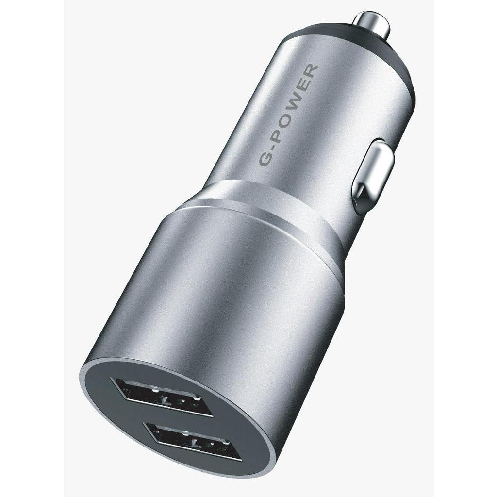 GPOWER Car Charger C15 2 Port 18W USB QC 3.0 Garansi 1 tahun