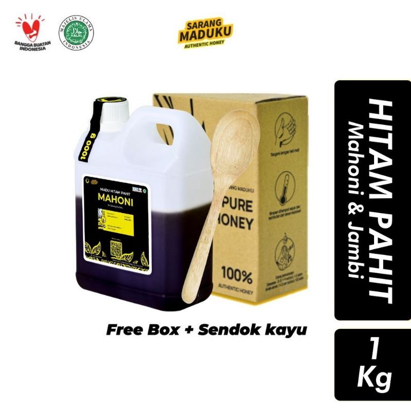 

Madu Hitam Pahit Asli Murni Original Raw Honey [1kg]