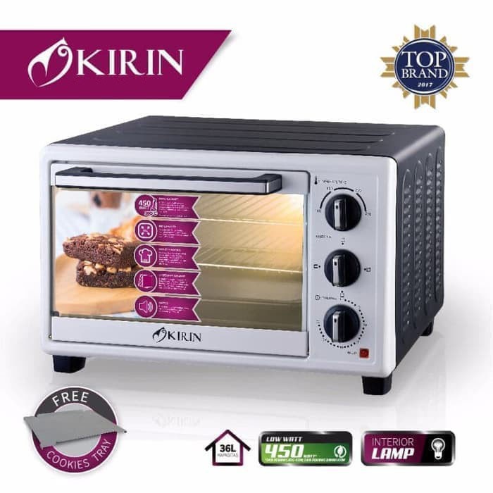 Oven Kirin 36 Liter KBO36LW (PENGIRIMAN KHUSUS OJEK ONLINE)