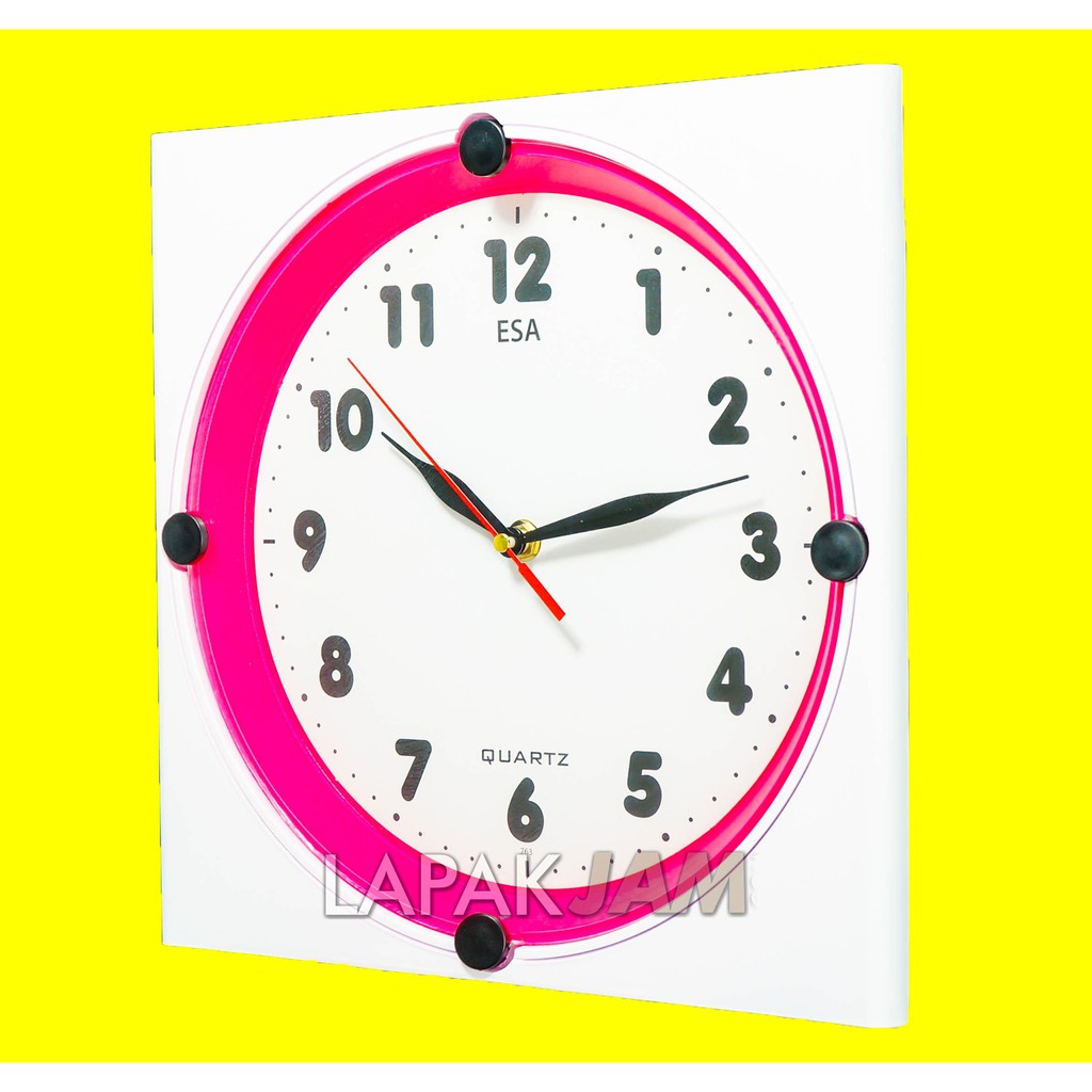 Jam Dinding Polos Minimalis Unik Dekorasi Rumah Wall Clock ESA 071