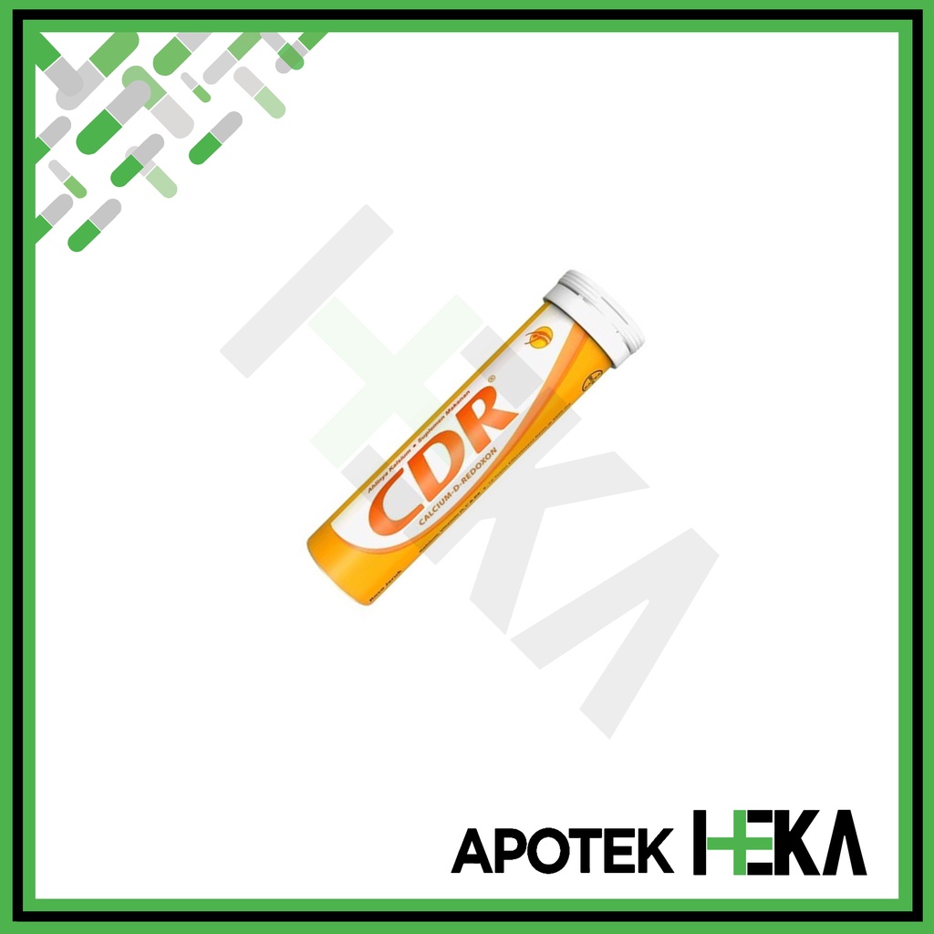 CDR Calcium D Redoxon Effervescent Tablet - Rasa Jeruk Mandarin (SEMARANG)