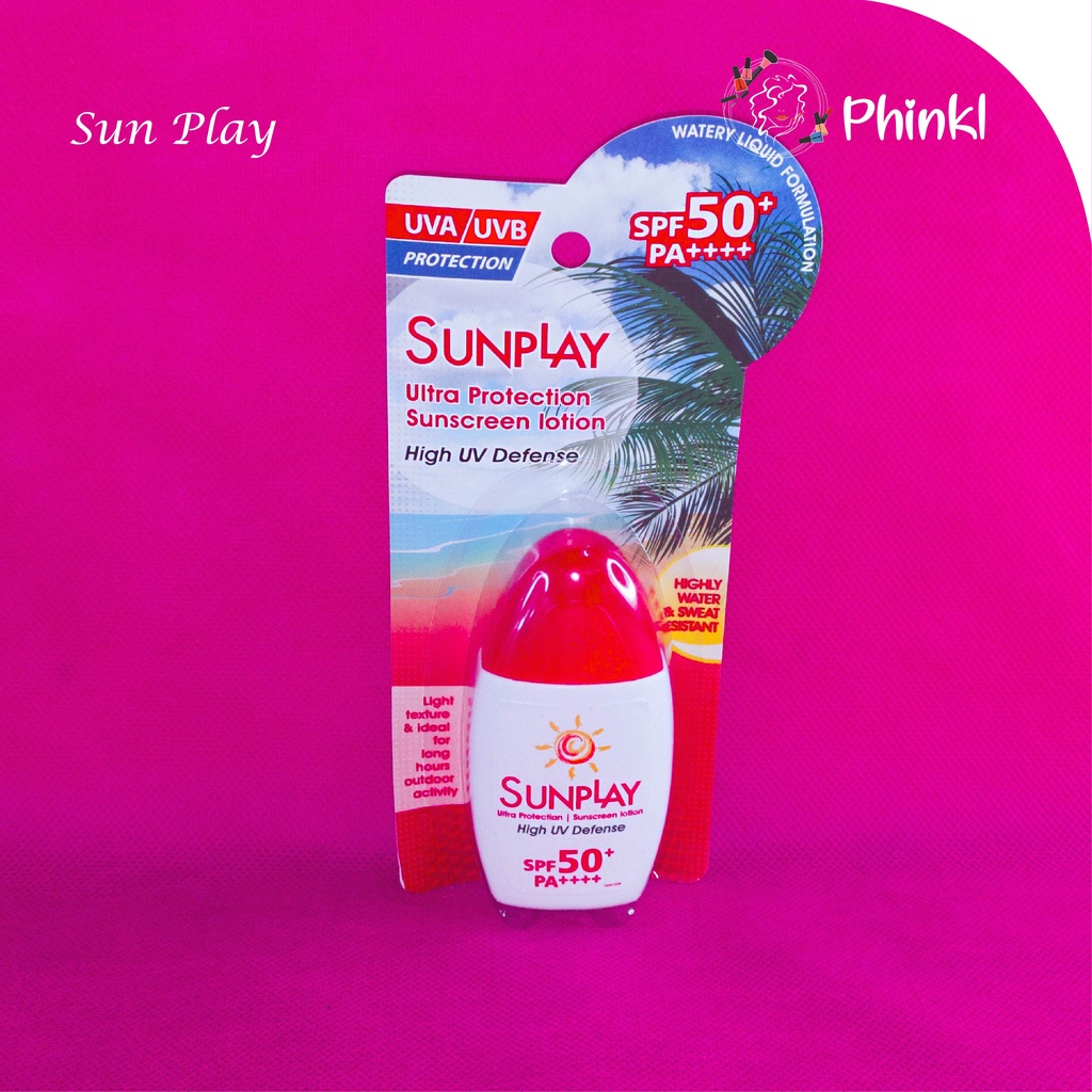 `ღ´ PHINKL `ღ´ sun play sunblock wajah dan badan  SPF 50 PA+ sunscreen untuk aktivitas outdoor pantai anti air luntur