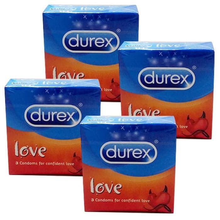 Durex Love 3pcs - Alat kontrasepsi