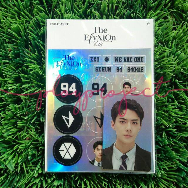 [BOOKED] Deco Sticker Elyxion dot Sehun