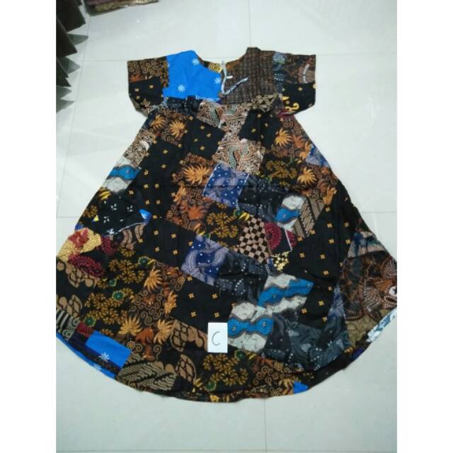 Daster batik kain perca