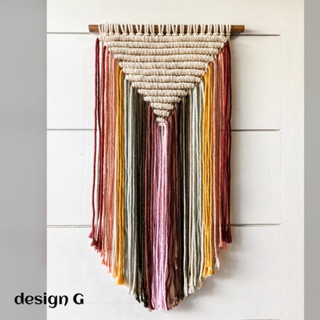 Macrame wall hanging bohomian look