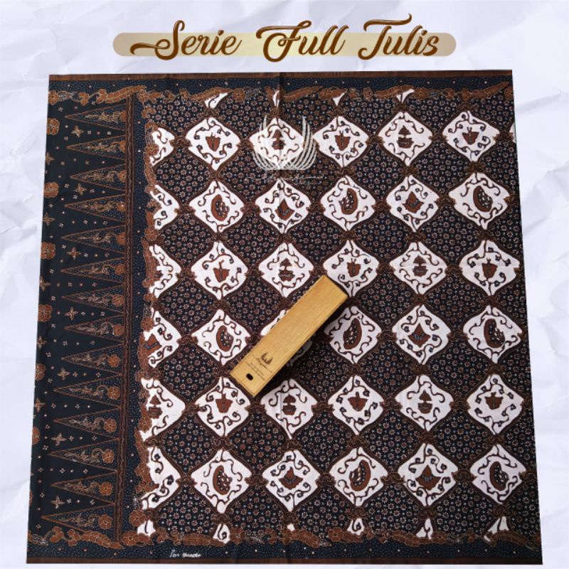 EKSKLUSIF  LIMITED EDITION  Sarung Batik LarGurda Serie Full Tulis 100% Motif Truntum Sidomulyo