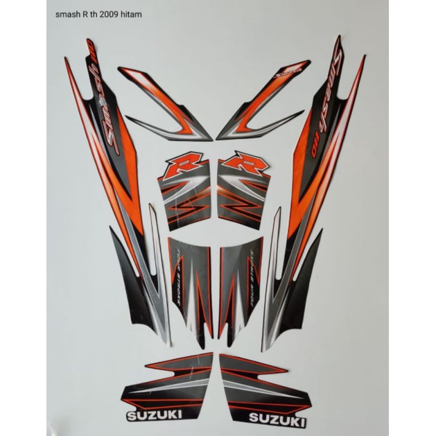 STRIPING SMASH R 2009 HITAM