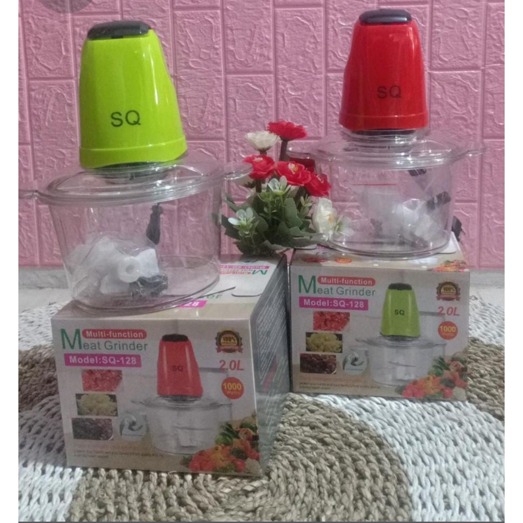 CHOPER /MEAT GRINDER SQ-128/MULTI FUNGSI/ KAPASTIAS 2.0L