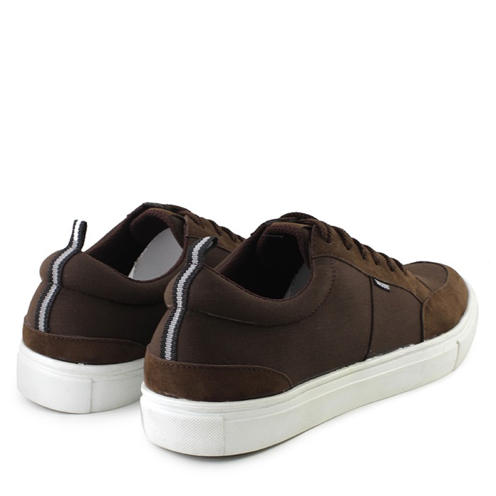 Sepatu Casual Sneakers Pria Walkers Derby Cokelat Kuliah kets sekolah