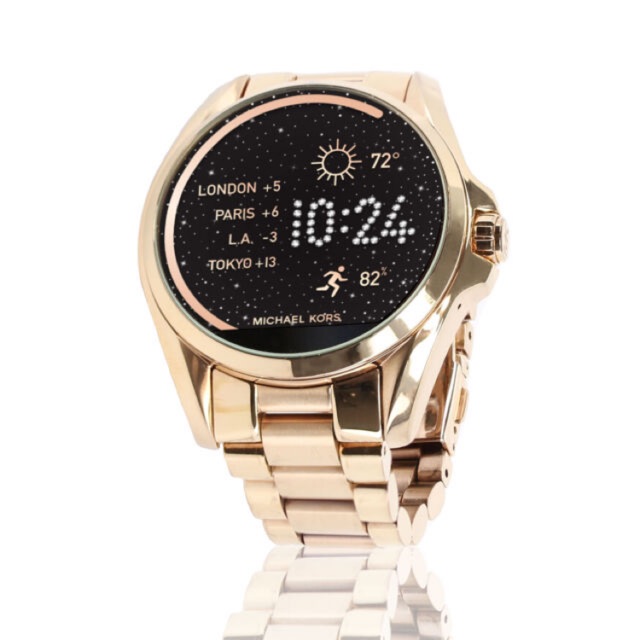 mk bradshaw smartwatch gold
