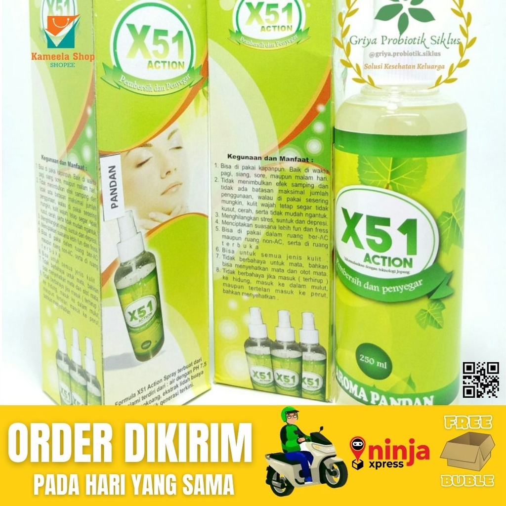 ACTION SPRAY X51 BIOSYAFA PROBIOTIK SIKLUS 250 ml (TIARA SPRAY)