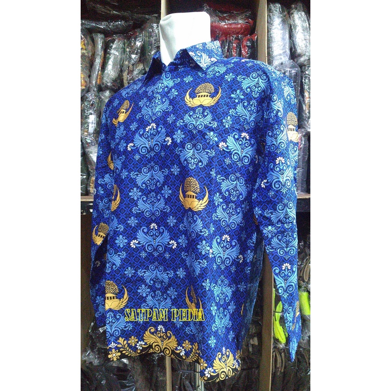 Kemeja Batik Korpri Pria - Kemeja ASN Batik Pria - Kemeja PNS Batik