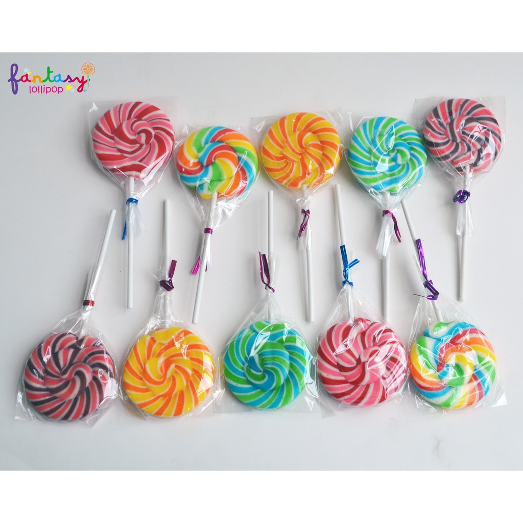 

FANTASY Lollipop Bundar 30 gram (1 pack = 10 pcs)