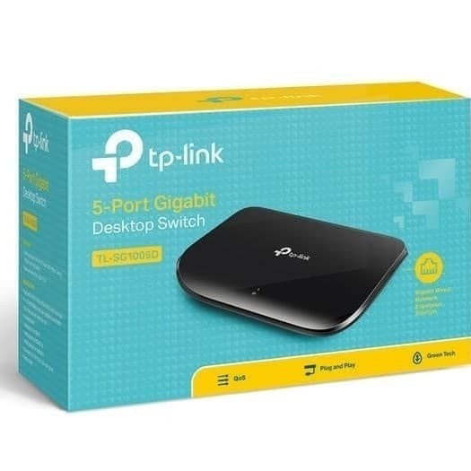 TP-LINK TL-SG1005D 5 Port Gigabit Desktop Switch Hub TPLINK