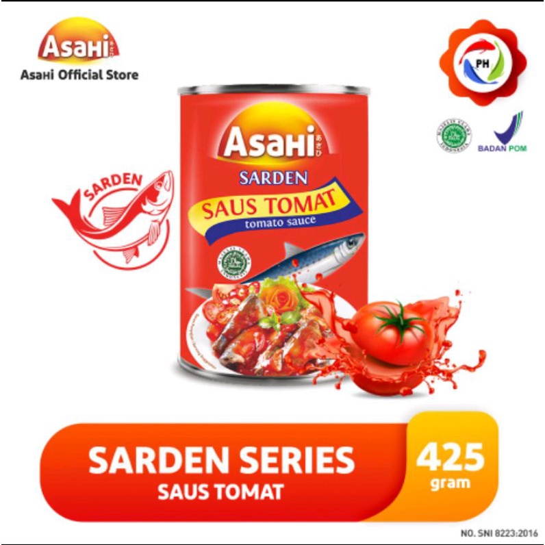 Asahi Sarden Saos Tomat &amp; Pedas 425gr