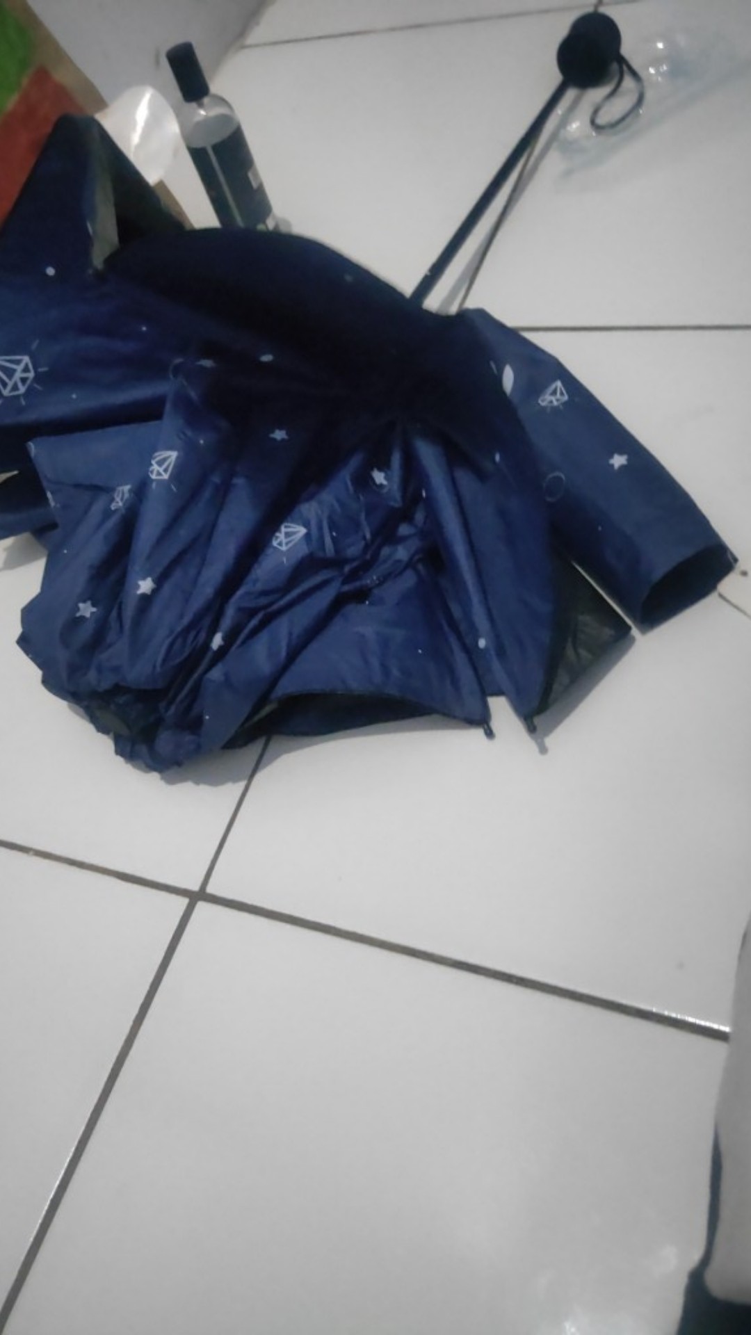 Payung Lipat 3 Unicorn / Lapis Uv Hitam / Full Print / Grc - 8630