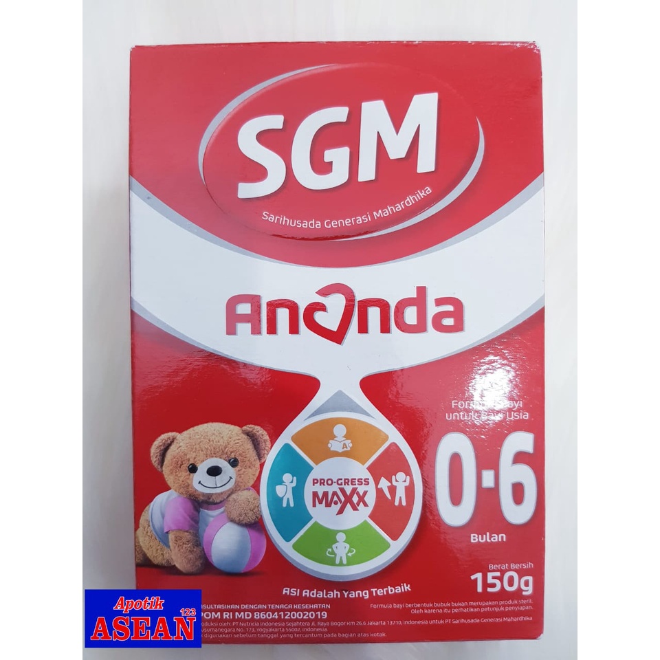 SGM ANANDA 0-6 BULAN ISI 150GR