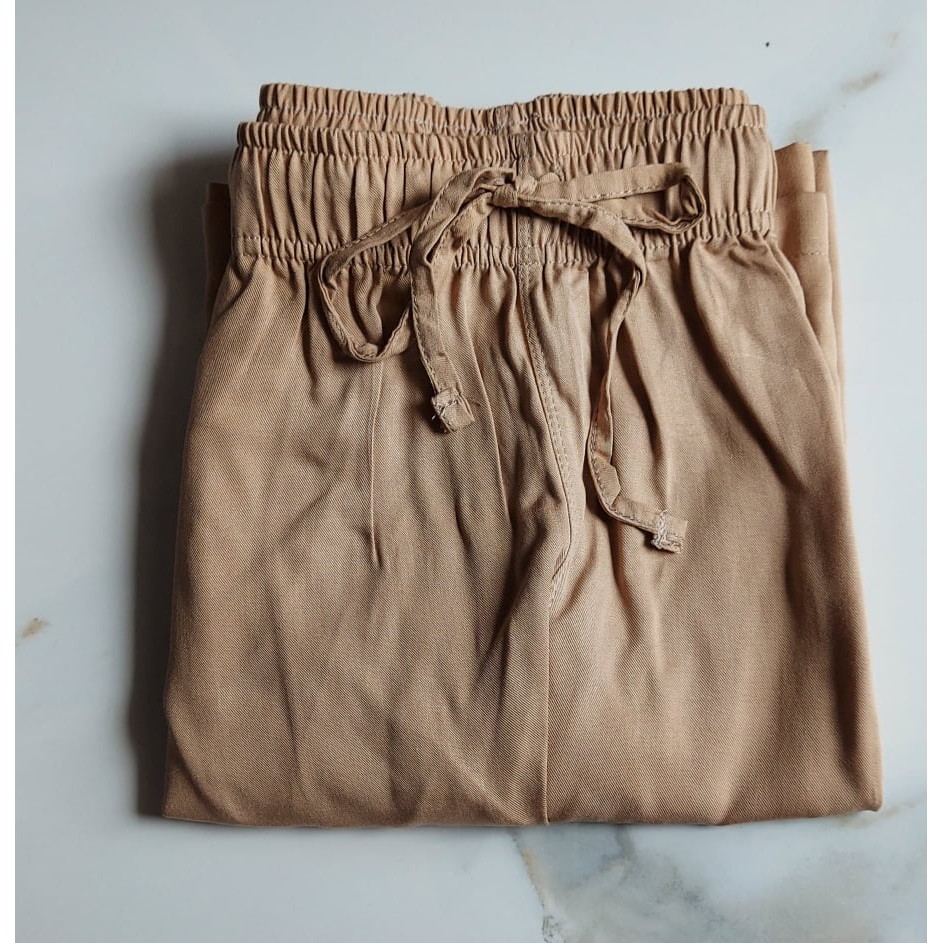 Uniqlo Drape Wide Pants - Kulot Panjang Wanita-COKSU