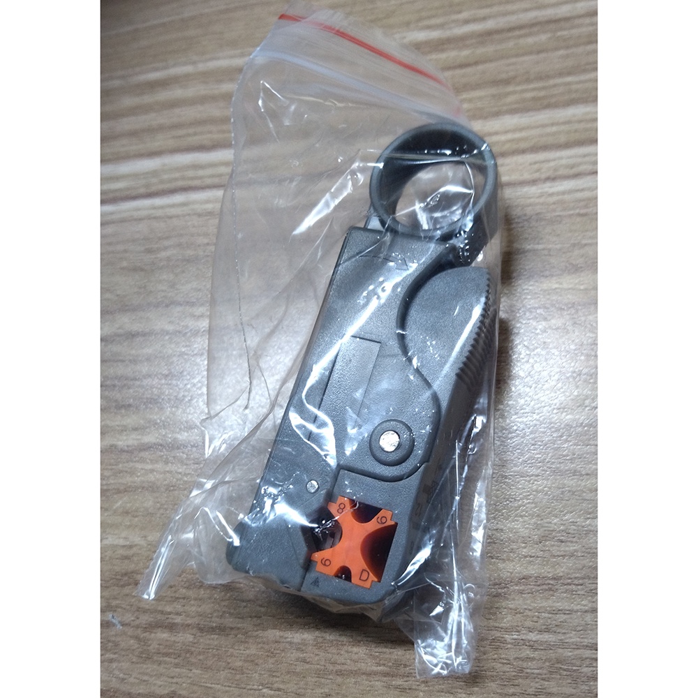 Rotary Coaxial Cable Stripper Cutter - RG58 - Gray