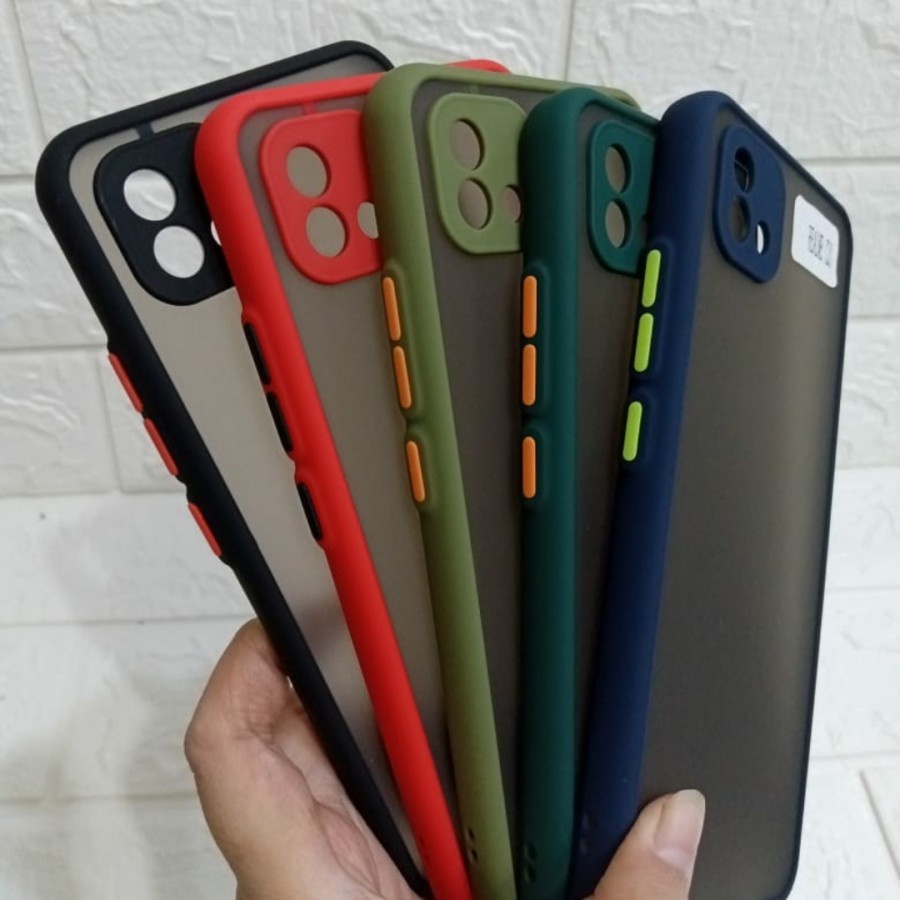 CASE MATTE REALME C20 TRANSPARAN FUZE MACARON MY CHOICE - FA