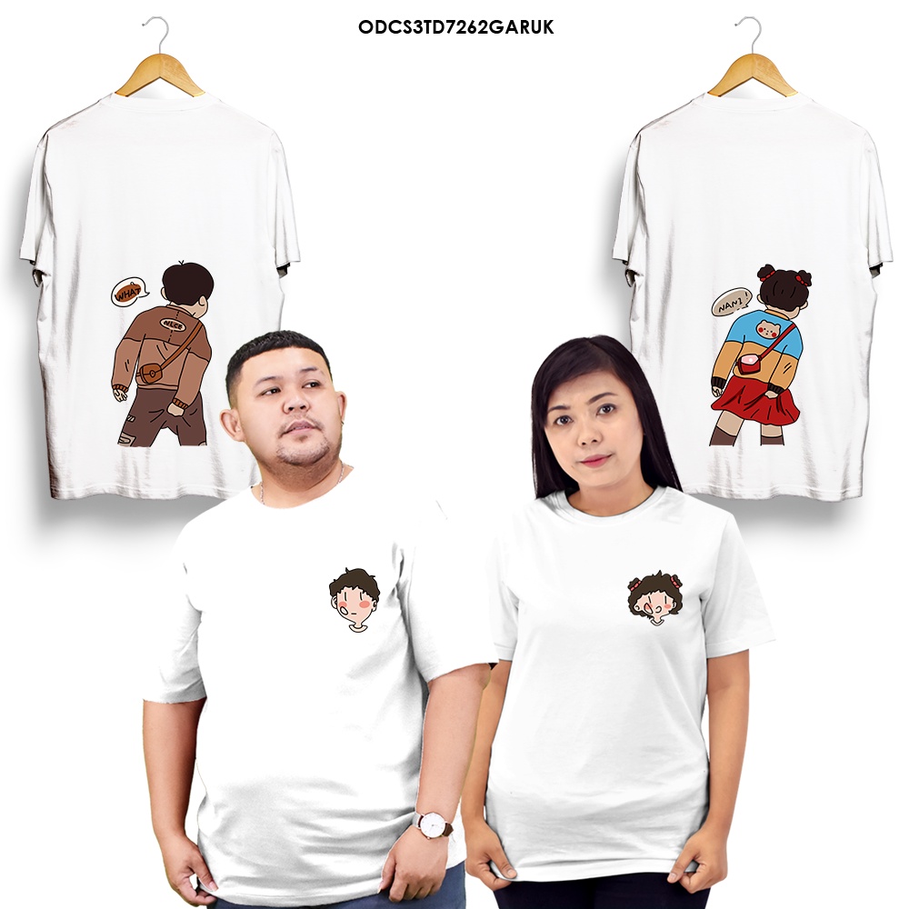 ANIME KAOS COUPLE KAOS PASANGAN KAOS COUPLE VALENTINE KAOS PRIA WANITA KATUN KOMBED 30S
