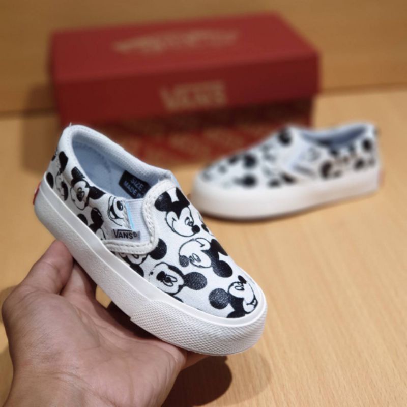 SEPATU VANS SLIP ON ANAK MICKEY SEPATU VANS ANAK LAKI LAKI PEREMPUAN SEPATU SLIP ON ANAK