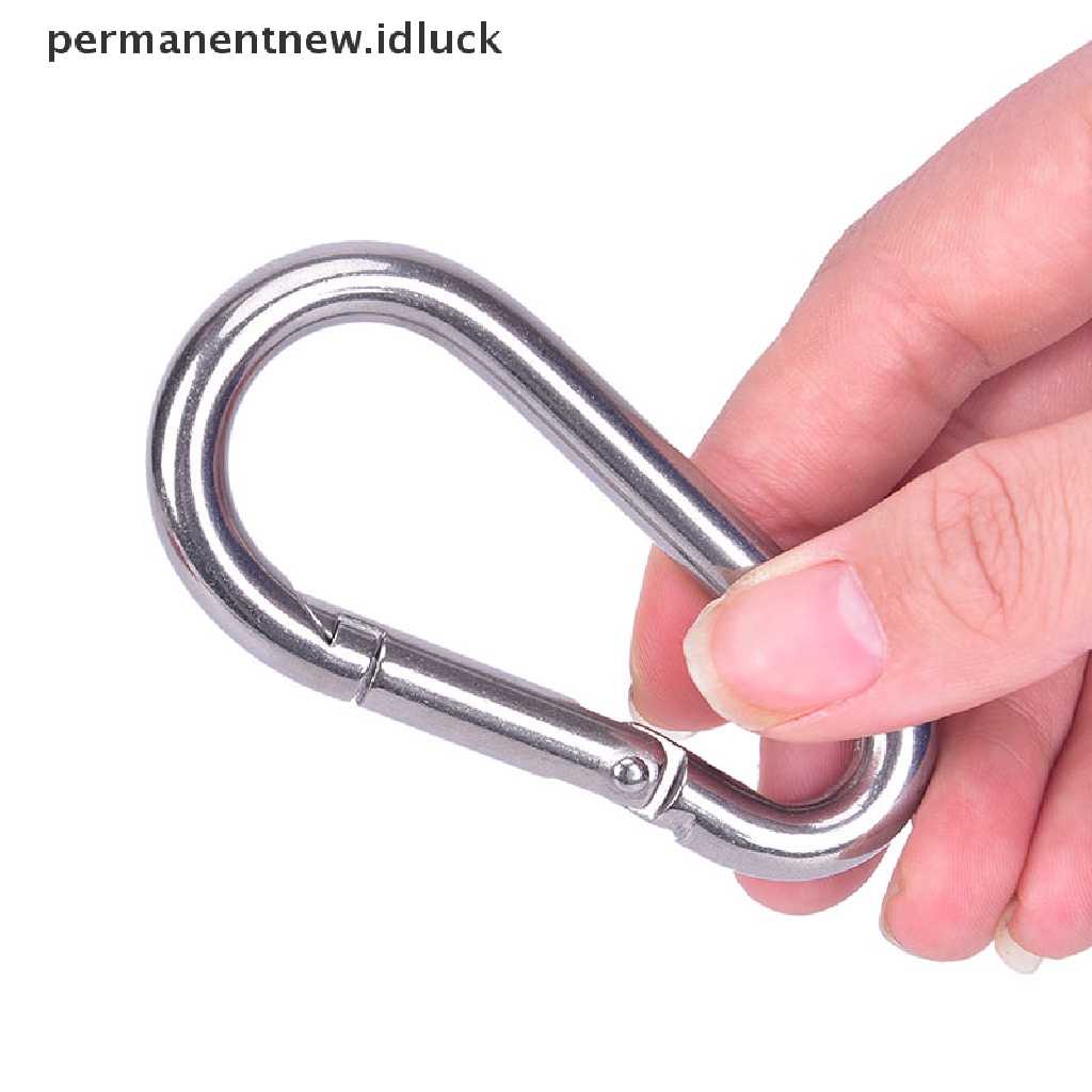 Carabiner Snap Hook Bahan 304 Stainless Steel Untuk Gantungan Kunci