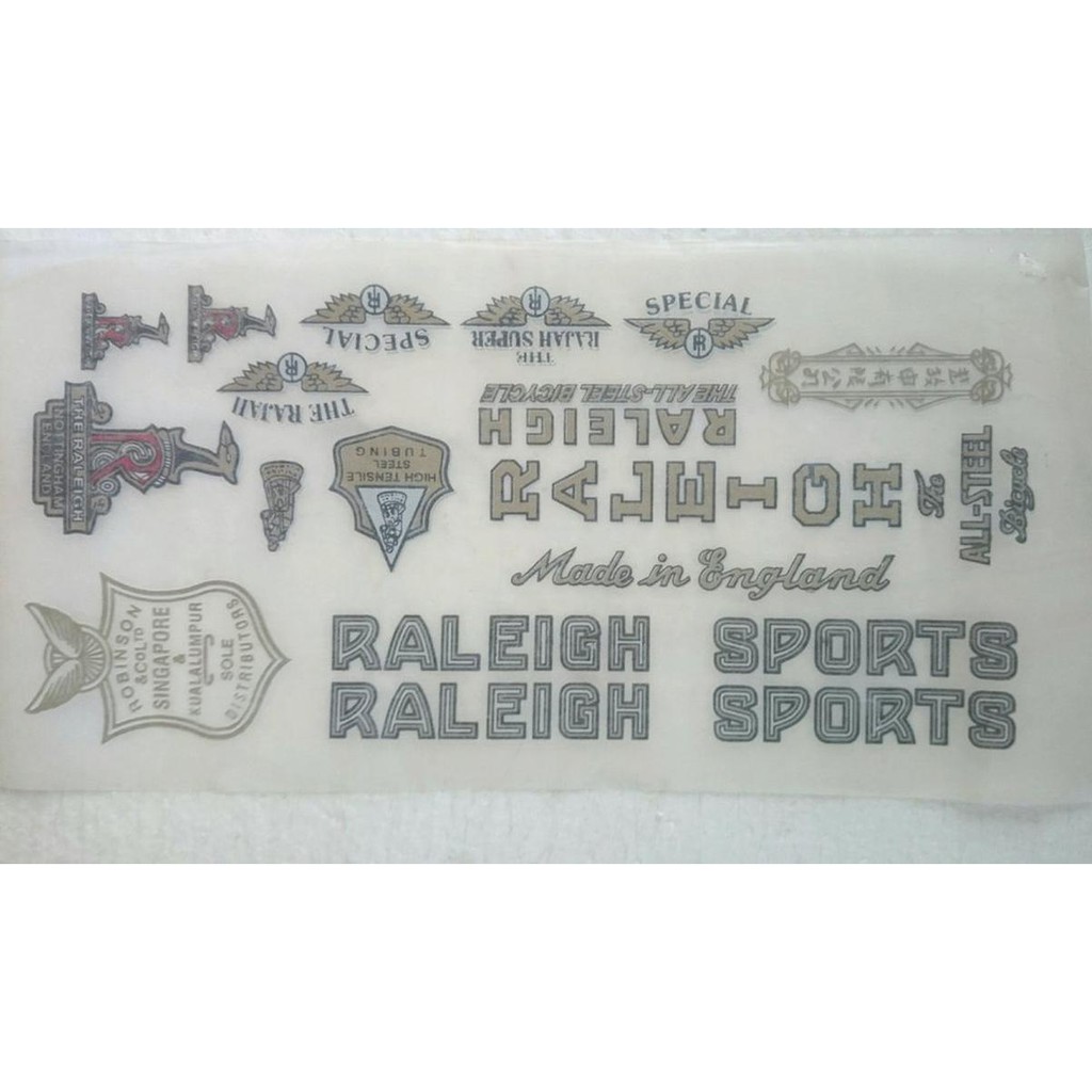 transfer merk stiker sepeda raleigh