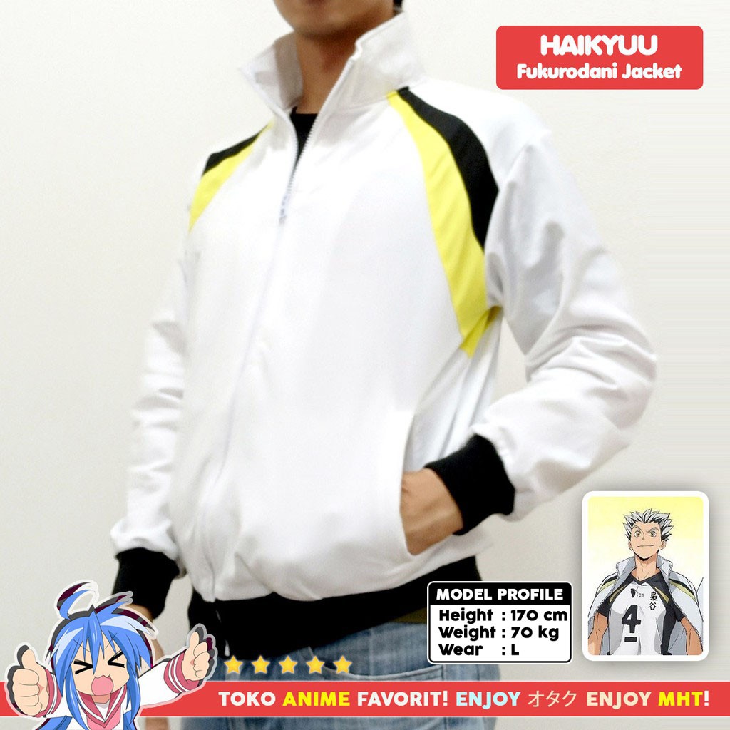 Jaket Anime Haikyuu! - Fukurodani Volleyball Club - Bokuto - Akaashi - myhobbytown