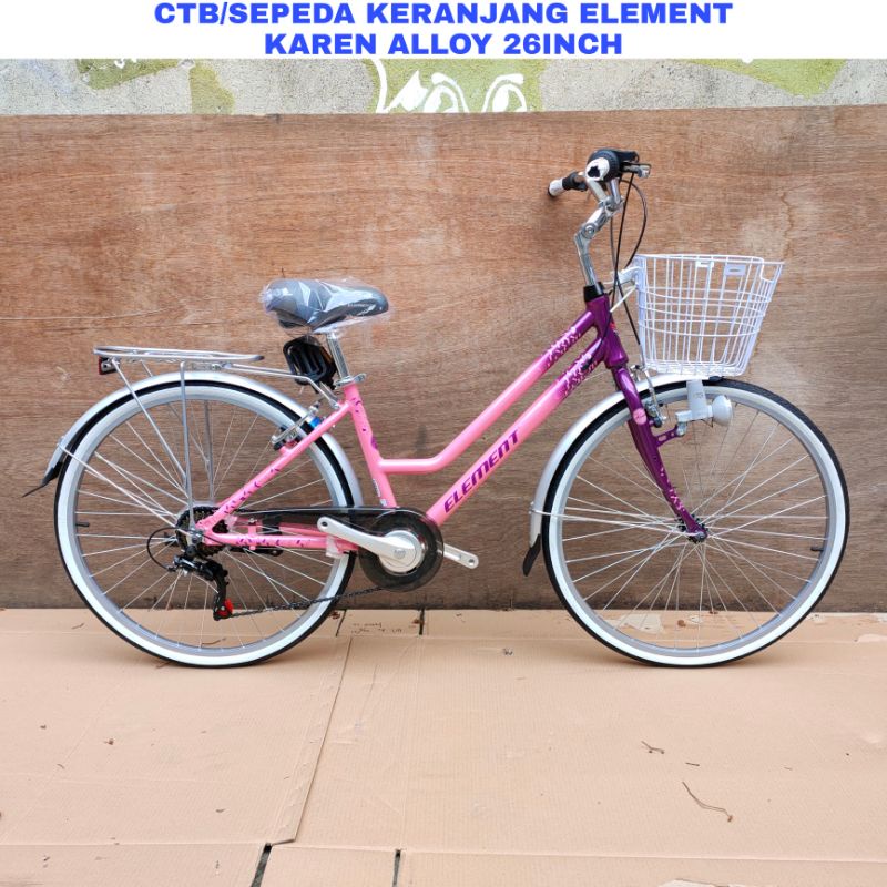 Sepeda Mini Keranjang Element Karen Alloy 26Inch
