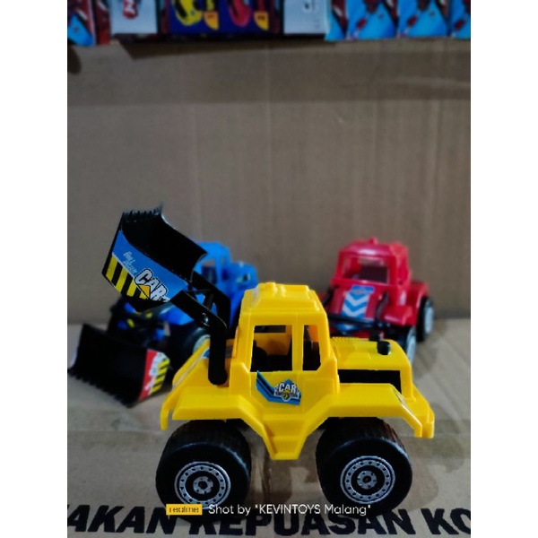 AK 37 MAINAN ANAK EDUKASI MOBIL KONTRUKSI BULLDOZER SOROK UKURAN MINI / MAINAN MOBIL TRUCK BULDOZER