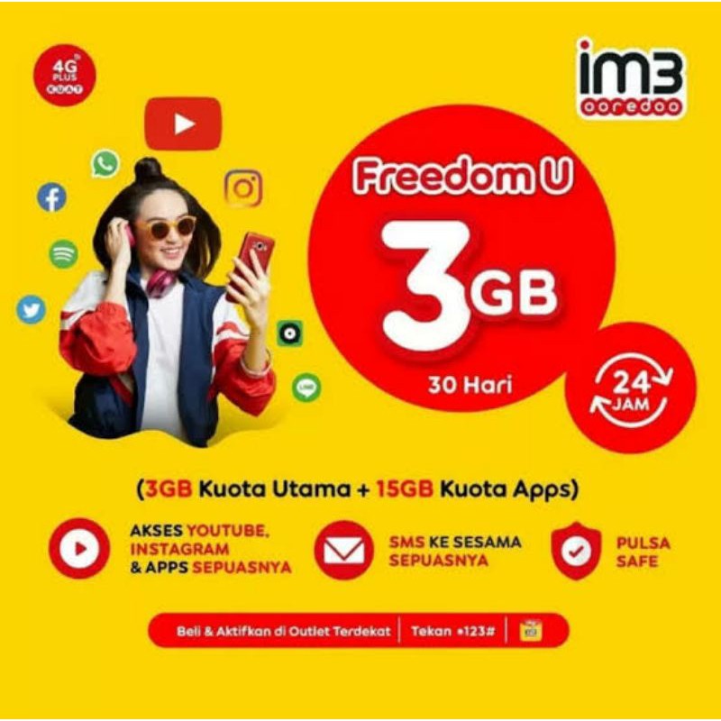Indosat unlimited 3gb