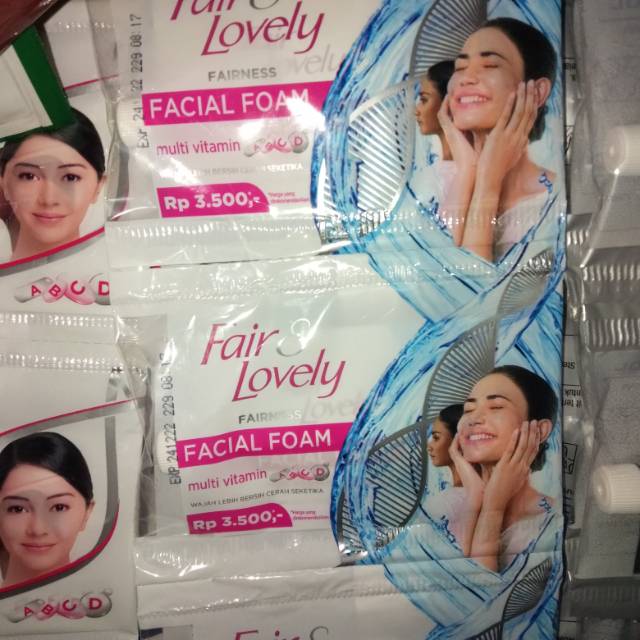 Fair &amp; Lovely facial foam sachet